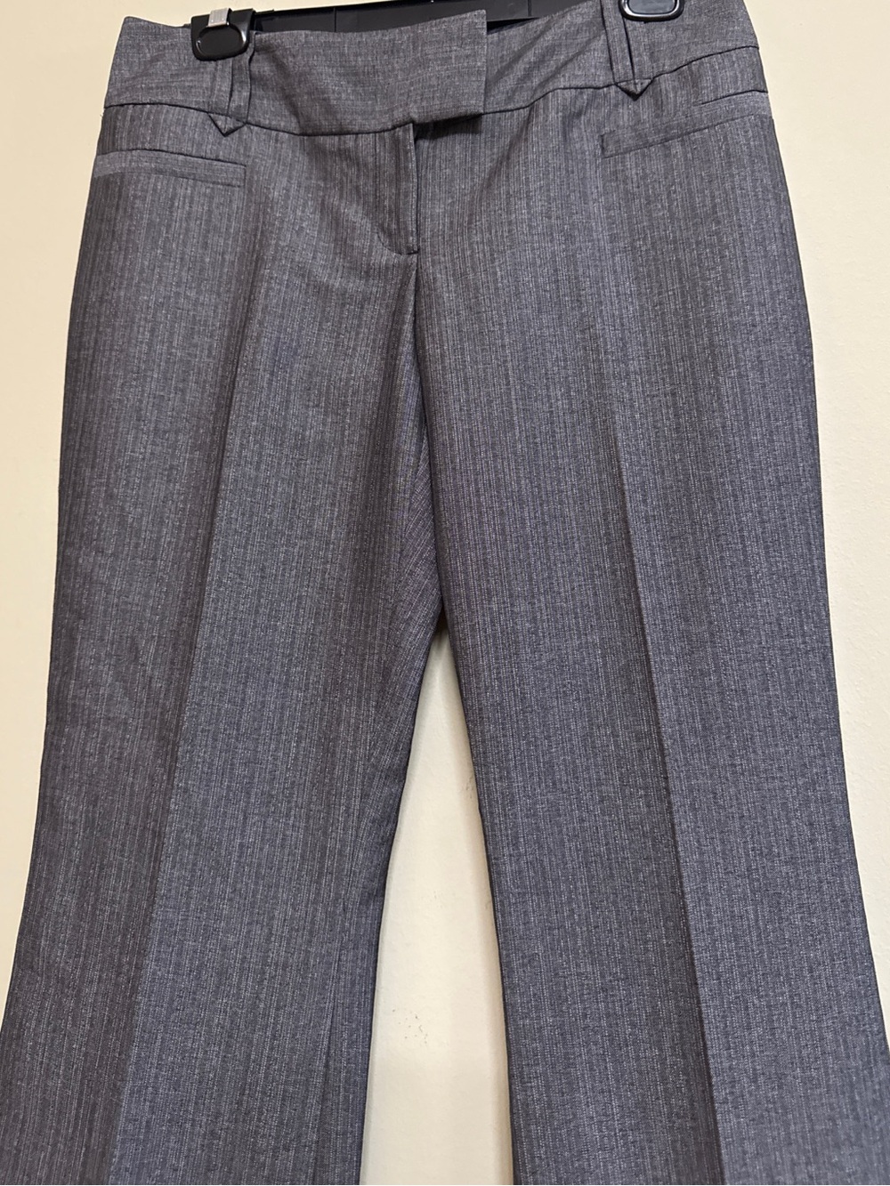 Drew Fit Gray Tailored Wide-Leg Dress Pants - Picture 3 of 7